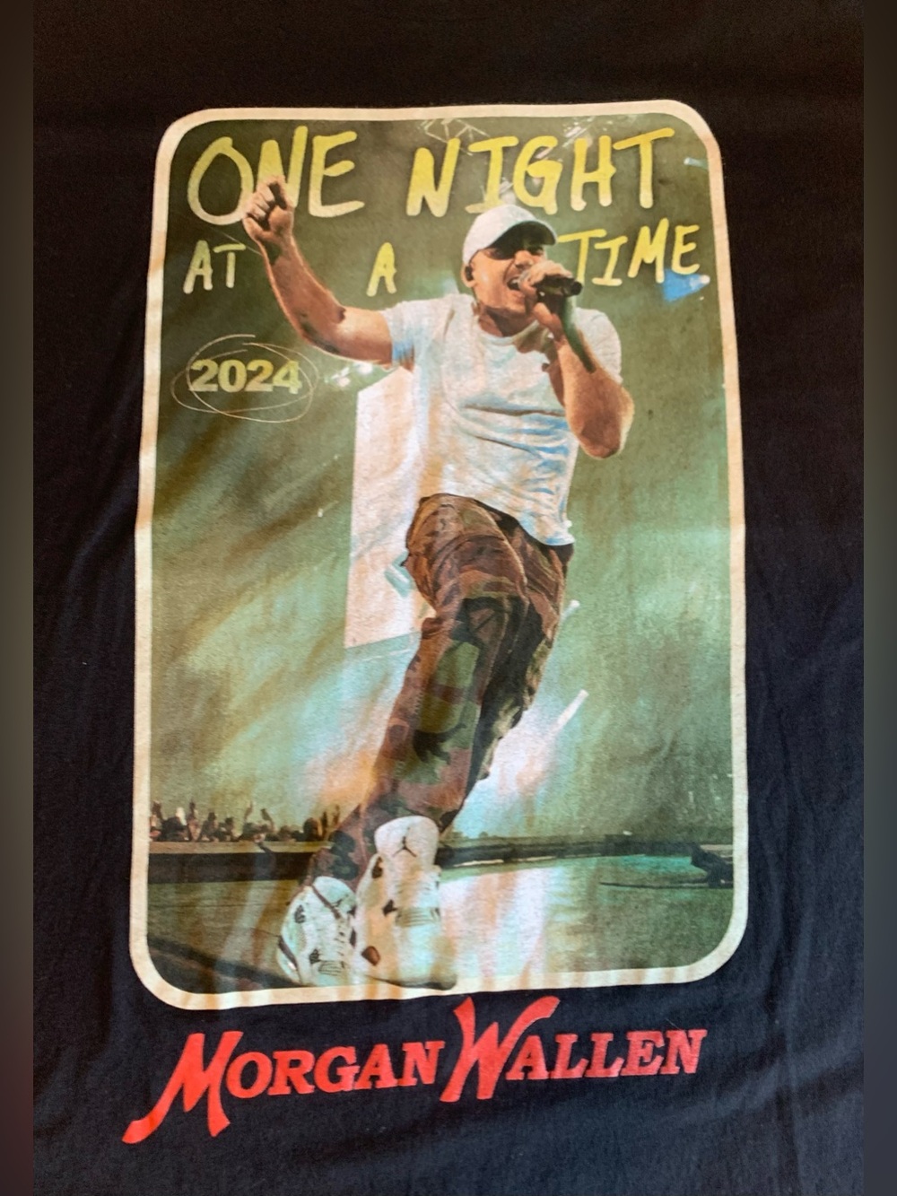 Official Morgan Wallen "One Night At A Time" 2024 World Tour Shirt